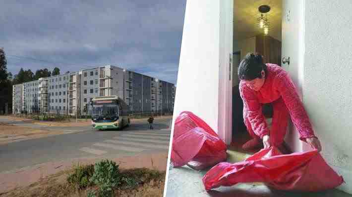Fue inaugurado por Carlos Montes: Condominio entregado sufre graves daños por lluvias y Poduje lo califica de "inaceptable"