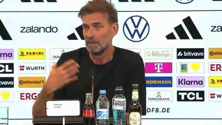 "Si se meten con mi familia, me iré": "Salvaje" presentación de Jürgen Klopp como nuevo DT de Alemania