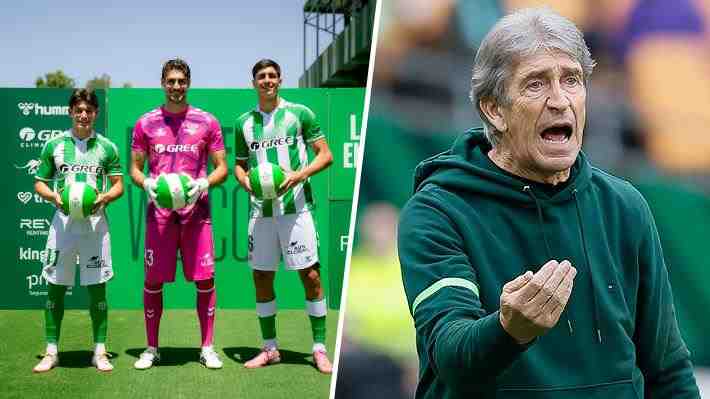 Los tres refuerzos que presentó el Betis y la historia por la que tildan de "obsesionado" a Pellegrini