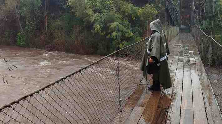 Declaran alerta roja para las comunas de Pinto, Coihueco, Chillán y Chillán Viejo por crecida