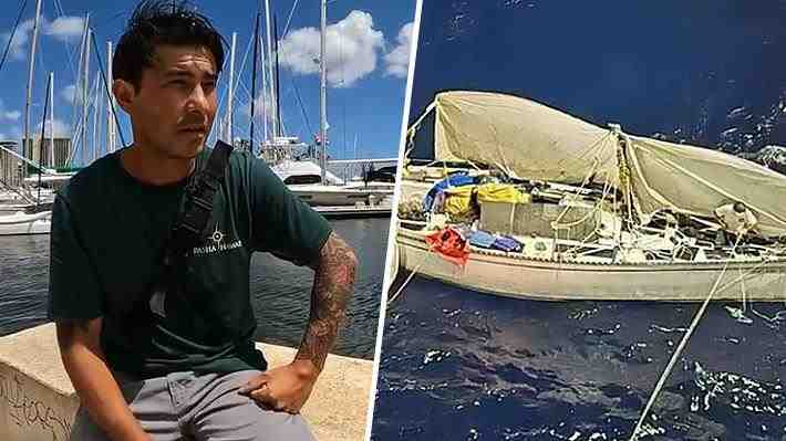 Marinero que estuvo 30 días a la deriva en el Pacífico es rescatado por buque comercial: "Lloré durante toda una semana"