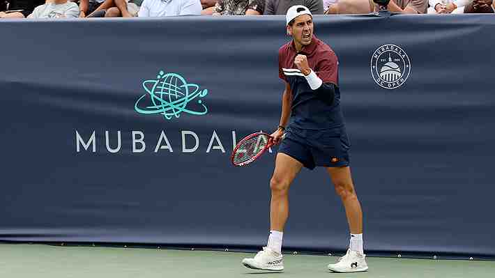 Alejandro Tabilo derrota en sets corridos a Térence Atmane y se mete en los cuartos de final del ATP de Washington