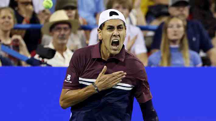 Alejandro Tabilo logra épica remontada ante Ben Shelton, 8 del mundo, y se mete en semifinales del ATP 500 de Washington