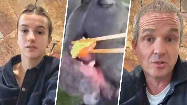 Josefa Sáez reaparece con su papá: Él pide disculpas y ella dice haber recibido amenazas por darle wasabi a su perro