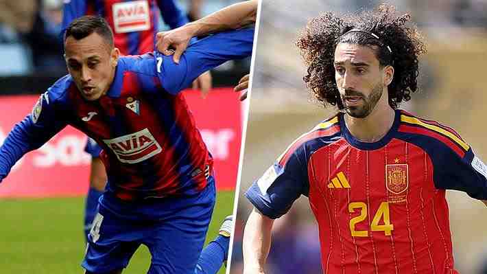Fabián Orellana compartió un asado con Marc Cucurella: Mira lo que publicó el chileno y el gesto del campeón del mundo