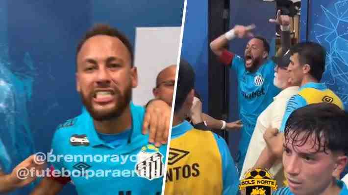 "Totalmente fuera de sÍ": Las imágenes del descontrol y las provocaciones de Neymar que irritan en Brasil