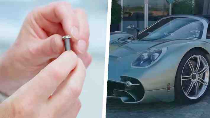 Impresionante: Solo los tornillos de un Pagani cuestan más que un Porsche 911 nuevo