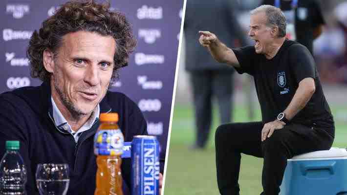 Diego Forlán, DT interino de Uruguay, se desmarca de una de las decisiones más controvertidas de la era Bielsa