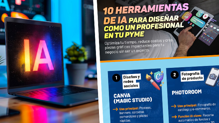 Diseño profesional al alcance de tu pyme: Revisa las soluciones de IA que ahorran tiempo y recursos