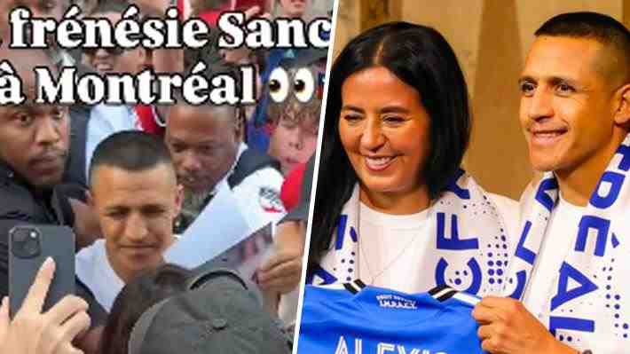 Lo esperó la alcaldesa y desató locura entre los fanáticos: Mira el tremendo recibimiento a Alexis Sánchez en Montreal