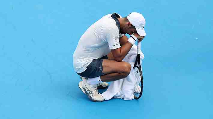 Con evidentes problemas físicos: Un disminuido Djokovic cae ante el argentino Tirante en su debut en el Masters 1.000 de Cincinnati