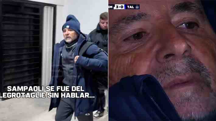 La crisis que golpea fuerte a Jorge Sampaoli en Talleres y la imagen que se viraliza