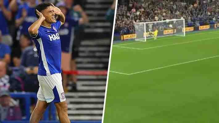 Uno fue un golazo casi de mitad de cancha: Marcelino Núñez anota dos tantos en triunfo del Ipswich Town en la Carabao Cup