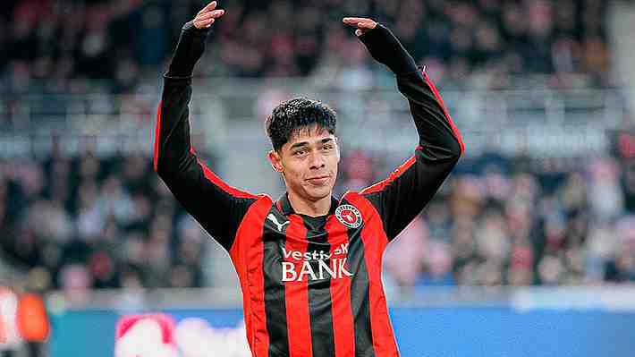 Darío Osorio anota otro tremendo golazo en el Midtjylland y se sigue luciendo en Europa