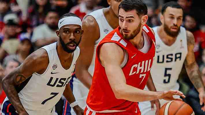 Chile batalló, pero no pudo con el poderío de Estados Unidos en las Clasificatorias al Mundial de básquetbol