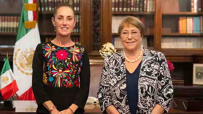 Las complicaciones de Bachelet para poder hablar con Sheinbaum en su visita a México