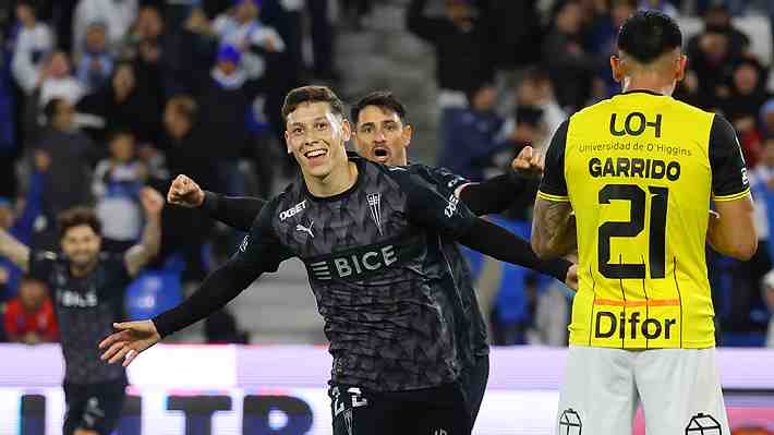 Universidad Católica con un gol cerca del final le ganó a O'Higgins en uno de los mejores partidos del año del Torneo Nacional