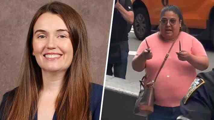 Video | Abaten en pleno Times Square a mujer que asesinó a vicepresidenta de Bank of America