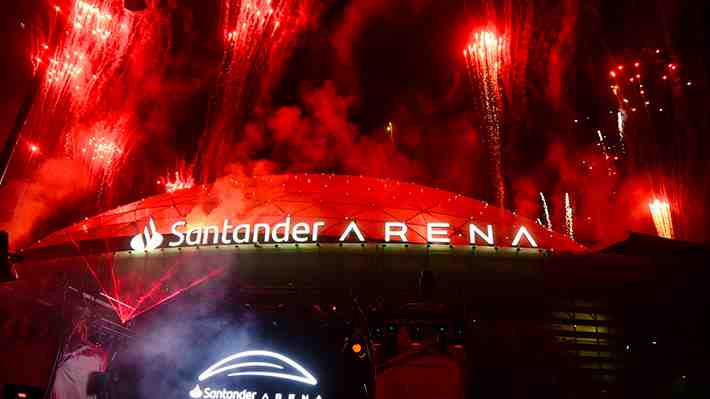 "Santander Arena": Presentan oficialmente el nuevo nombre del emblemático recinto ubicado en el Parque O'Higgins