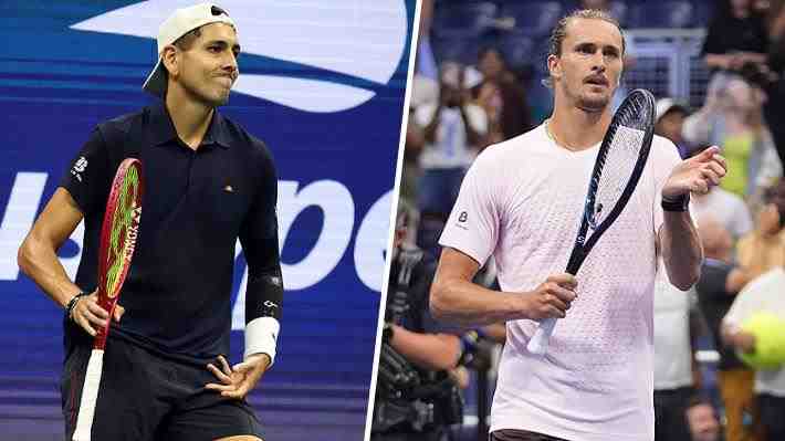 La fuerte autocrítica de Tabilo tras perder con Zverev en el US Open y el irónico comentario del alemán n°2 del mundo