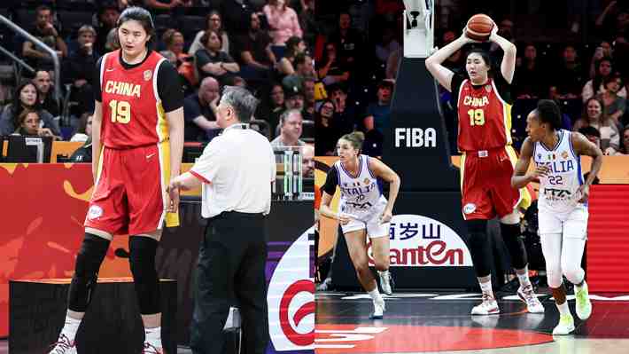 Zhang Ziyu, la joven china de 2,23 metros que sorprende en el Mundial de básquetbol