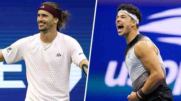 A qué hora es la final del US Open este domingo entre Zverev y Shelton, lo que pronostica la IA y quién transmite el partido
