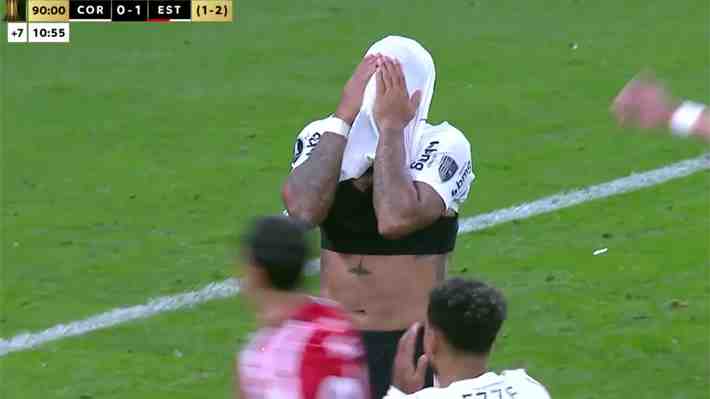 Con un insólito penal: La dramática secuencia final entre Corinthians y Estudiantes en la Copa Libertadores... Mira las imágenes