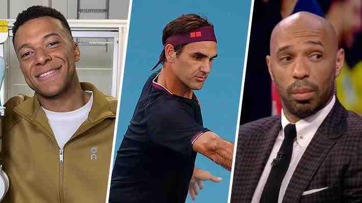 El histórico cambio de Kylian Mbappé que involucra a Roger Federer y Thierry Henry