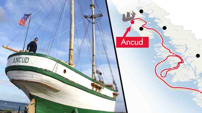 183 años de presencia: El viaje de la goleta Ancud que aseguró la soberanía chilena en el Estrecho de Magallanes