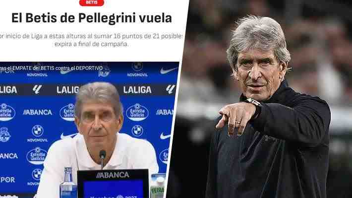 "El Betis de Pellegrini vuela": Los nuevos elogios al chileno y su equipo y el dato histórico que resaltan en España