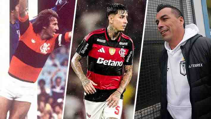 Los elogios del mítico Zico a Erick Pulgar y la dura crítica de Esteban Paredes al mediocampista del Flamengo