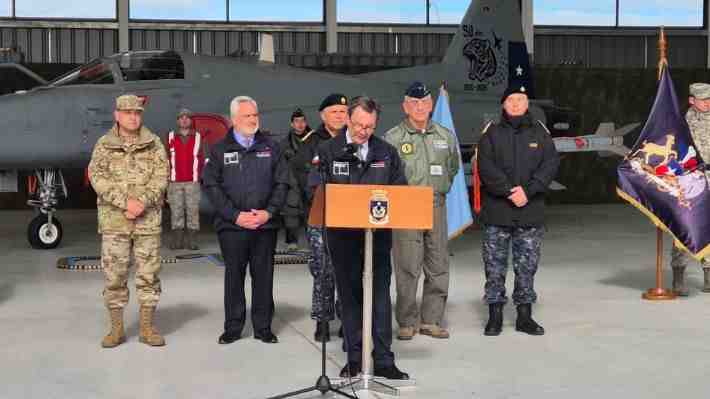 Defensa anuncia desde Magallanes histórico plan de modernización estratégica de las FF.AA.