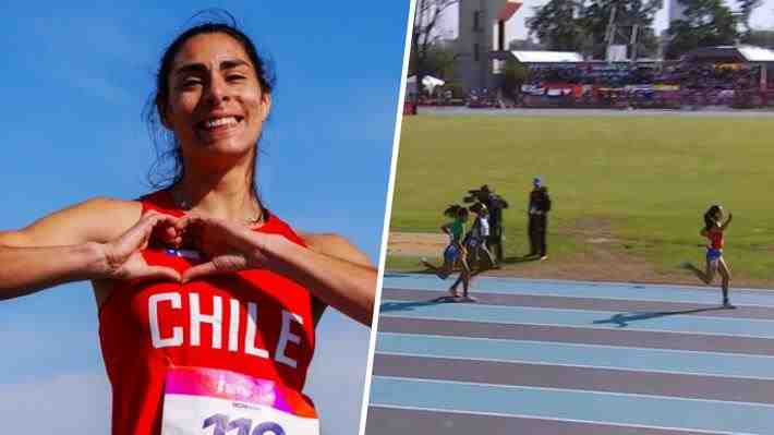 Chilena que ganó la medalla más emotiva en los Odesur narra cómo se inició en el atletismo en canchas de tierra y "entre ovejas" en Chiloé