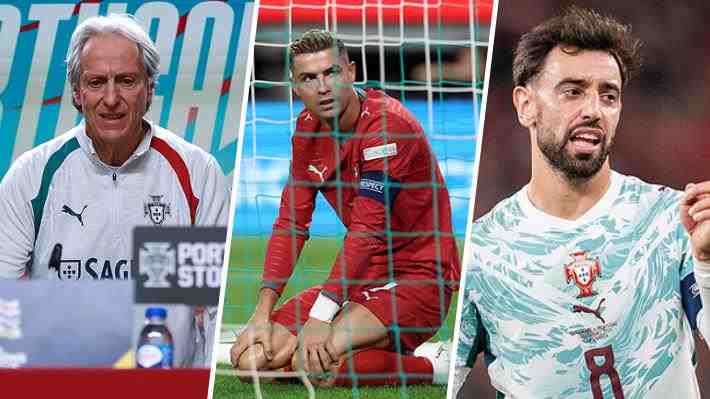 La tensa conferencia de Jorge Jesus en Portugal por ausencia de Cristiano Ronaldo y Bruno Fernandes revela conversación con el astro