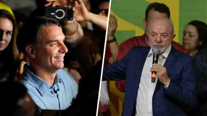 Flávio Bolsonaro dice que resultado muestra que "Brasil quiere un cambio" mientras Lula reconoce que es "inesperado"
