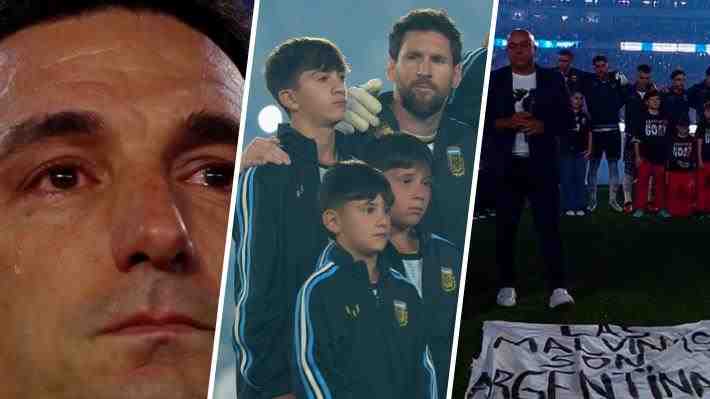 Revisa las emotivas imágenes del último partido de Lionel Messi con la selección de Argentina
