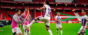 Revisa el gol de Orellana en valioso empate que obtuvo el Valladolid en su lucha por zafar del descenso