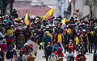Lasso decreta un nuevo estado de excepción en parte de Ecuador por protestas