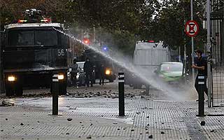 Las zonas rojas de Santiago que concentran los enfrentamientos entre estudiantes de liceos y Carabineros