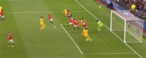 Mira el gol de Brereton ante el Manchester United en Old Trafford