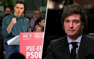 Pedro Sánchez afirma que Milei &#34;odia la democracia&#34; y apunta contra el evento de Vox al que irá