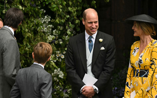 Príncipe William asiste sin Kate al matrimonio de uno de los aristócratas más ricos de Inglaterra y padrino de George
