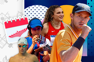 Calendario con toda la programación de los deportistas chilenos en los Juegos Olímpicos