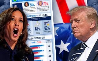 El 57% afirma que votaría por Kamala Harris: Cómo influyen los latinos en la apretada contienda electoral de EE.UU.