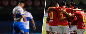 La UC vive una pesadilla con Unión y llega golpeada al partido con Colo Colo: Repasa las dos expulsiones de los cruzados y los goles hispanos