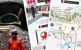 Cómo se dibujará la futura L7 del Metro: El trazado que unirá Renca con Vitacura en menos de 40 minutos