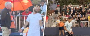 &#34;Actitud deplorable&#34;, &#34;payasadas&#34;: El mundo reacciona al &#34;show&#34; del rival de Tabilo, mientras al chileno lo critican por &#34;obsceno&#34; festejo