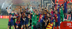Barcelona es campeón de la Copa del Rey tras vencer al Real Madrid en una final épica que se definió en el alargue... Mira los goles