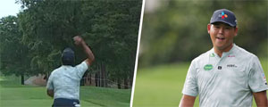 Video: Impresionante hoyo en uno del coreano Kim Si-woo con récord incluido en el PGA Championship