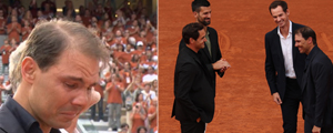 Uno de los homenajes más emocionantes de la historia del tenis: El espectacular tributo a Nadal en Roland Garros... Mira las imágenes